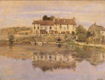 簡 弗朗索瓦 拉法埃裡 House on the Banks of the Oise 簡 弗朗索瓦 拉法埃裡 House on the Banks of the Oise